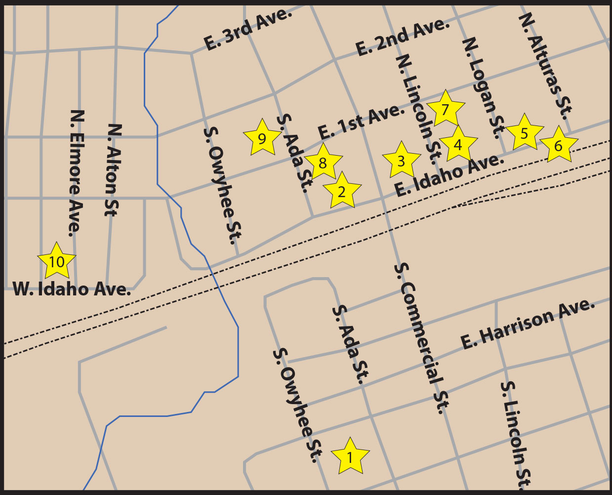 Walking History Tours Self Guided Walking History Tours Glenns Ferry